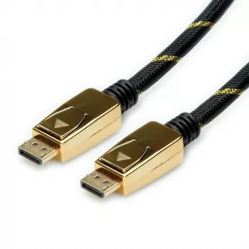 Kabel DisplayPort ROLINE 11.04.5922 3 m Czarny Złoty