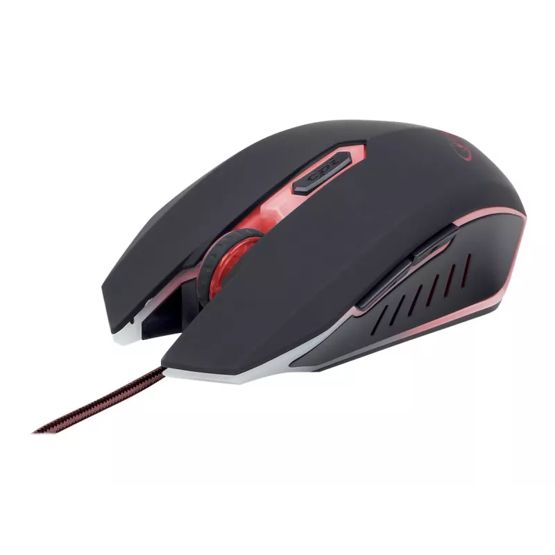 Myszka USB optyczna gamingowa/czerwona MUSG-001-R GEMBIRD