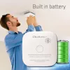 Bezprzewodowy czujnik dymu QOLTEC model 52653 z alarmem 85 dB zasilany bateriami