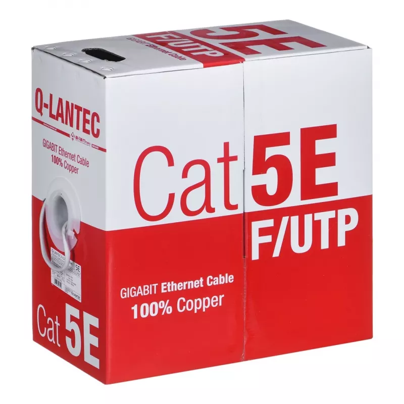 Kabel sieciowy Alantec KIF5PVC305Q Cat5e F/UTP (FTP) 305 m szary