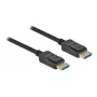 Delock - Kabel DisplayPort - DisplayPort (M) do DisplayPort (M) - DisplayPort 2,0 - 1,0 m - obsługuje 10K 60 Hz (10 240 x 4320) - czarny (80261)