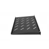 Półka rack Extralink SHELF 1U do szaf wiszących 19 cali, 1U, 300 mm, czarna, metalowa