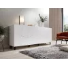Komoda Cama Meble ETNA 200x42x82 cm, biała mat, płyta wiórowa, rama 16 mm