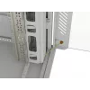 Szafa rack LANBERG FF01-8047-12SL 47U 800x1000 mm szara z przednimi i tylnymi drzwiami szklanymi oraz miejscem na panel LCD