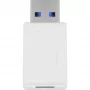 Goobay 55225 Przejściówka kabla USB-C USB 3.0 Typ A Biały