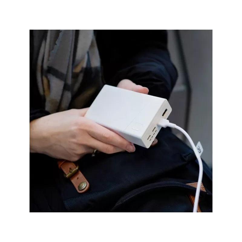 Green Cell Powerbank 20000mAh 22,5W Biały PowerPlay20s 3x USB-C PD QC 3.0