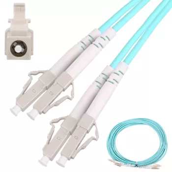 Extralink LC/UPC do LC/UPC patchcord światłowodowy, wielomodowy OM3, dupleks, płaszcz 3 mm, 2 m