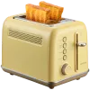BUYDEEM Toster 2-kromkowy, model DT620E, kolor Mellow Yellow, EU