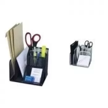 Organizer na biurko Wedo 65 554 srebrny metalowy 1 szt.