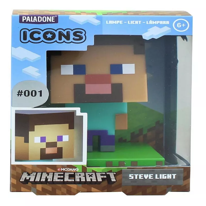 Lampka Paladone Minecraft Steve Icon Light