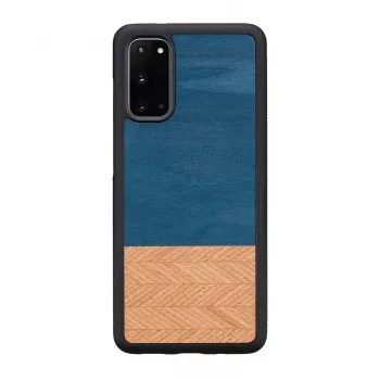 Etui na telefon man and wood Galaxy S20 denim czarny