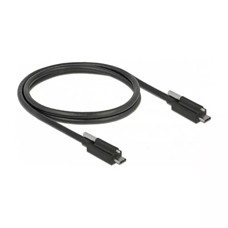 Kabel USB DeLOCK 83719 USB 3.2 Gen 2 1m USB C Czarny