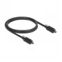 Kabel USB DeLOCK 83719 USB 3.2 Gen 2 1m USB C Czarny