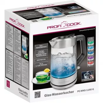 Proficook czajnik elektryczny szklany PC-WKS 1190 G
