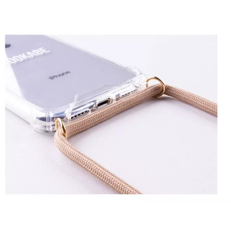Naszyjnik Lookabe loo008 gold nude – noszone akcesorium do smartfona - zawieszka