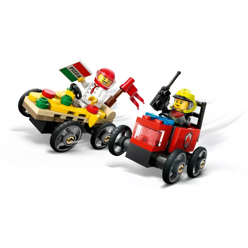 LEGO CITY 60458 Pizza kontra wóz strażacki