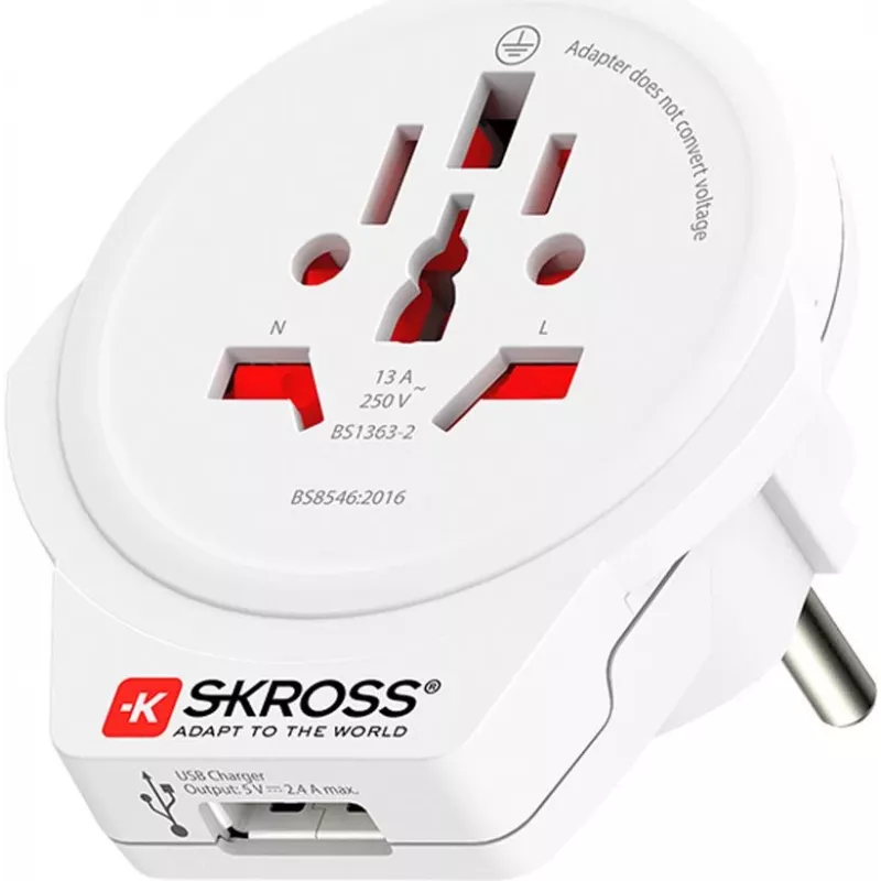 Skross World to Europe USB (1500266)