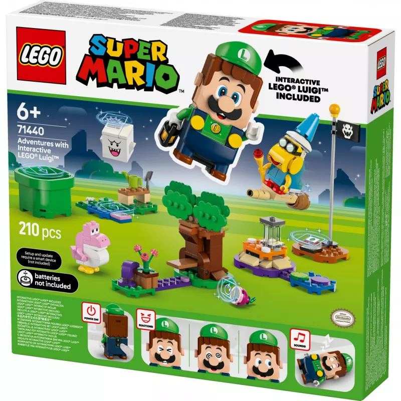 Klocki konstrukcyjne LEGO 71440 Super Mario Interaktywna figurka LEGO Luigi
