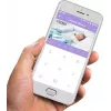 Wewnętrzna kamera panoramiczna Wi‑Fi Olympia BC 2000 — 2 MP, 1080p, 330° w poziomie / 145° w pionie, 2,4 GHz, Android/iOS (fioletowy/biały)