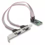 DeLOCK Karta Mini PCIe pełnowymiarowa na 2 x port szeregowy RS-232 D-Sub 9-pin