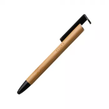 Długopis ze stylusem i podstawką FIXED FIXPEN-BA Bamboo — 3 w 1: długopis, rysik do ekranu dotykowego i zintegrowana podstawka na biurko