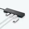 Koncentrator USB Anker Innovations A7516016 USB 3.2 Gen 1 Typ-A 5000 Mbit/s Czarny
