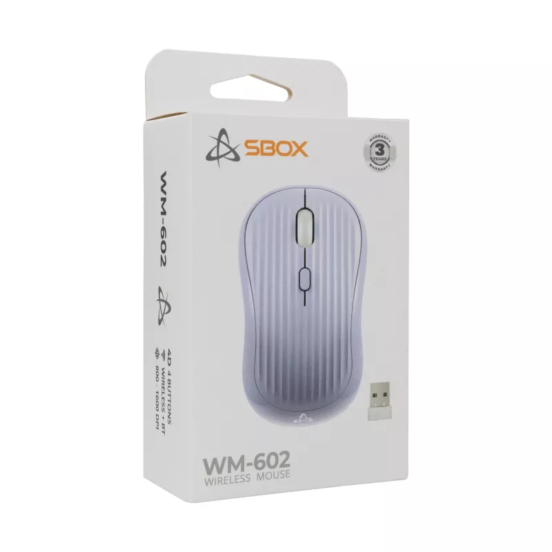Sbox WM-602 fioletowy Wireless