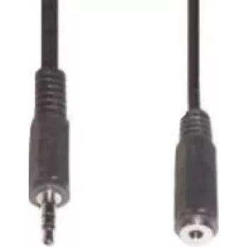 Kabel audio 3,5 mm e+p B 125/5 5 m czarny