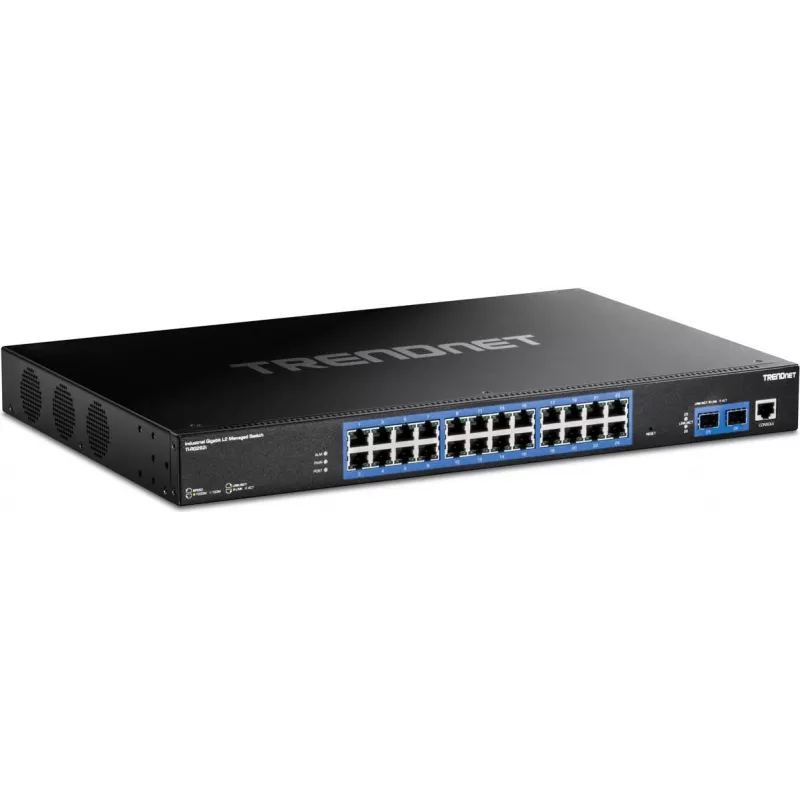 TRENDnet 26-PORT INDUSTRIAL GIGABIT L2 - MANAGED RACKMOUNT SWITCH (TI-RG262i)