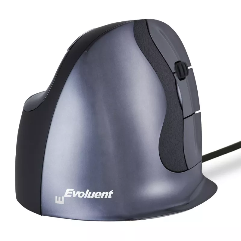 Evoluent Verticalmysz D Small - Mysz - Ergonomiczna - Laserowa - 6 Przycisków - Przewodowa - USB