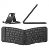 Inateck pełnowymiarowa zakrzywiona klawiatura Bluetooth N0131 QWERTZ nożycowa Czarna