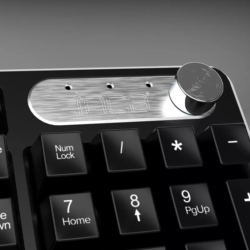 Inca IWS-549U klawiatura z myszą w zestawie biurowa RF bezprzewodowa USB QWERTY turecka czarna