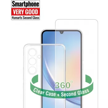 4smarts 540694 Etui do Samsung Galaxy S23 FE, odporne na wstrząsy, odporne na zarysowania, przezroczyste