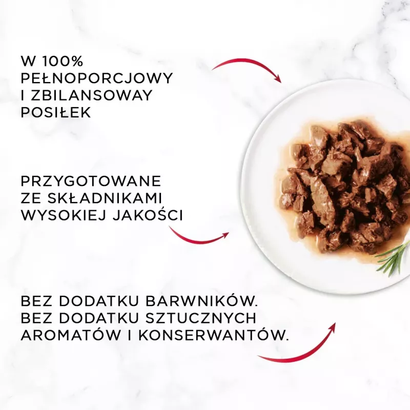 GOURMET Mon Petit Meat Mix - karma mokra dla kota - 6 x 50 g