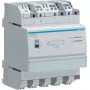 Hager TGA200. Liczba biegunów: 4P. Napięcie wejściowe AC: 230 V, Częstotliwość wejściowa AC: 50/60 Hz (TGA200)