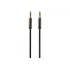 Gembird Kabel CCAP-444-0.75M (Mini Jack M - Mini Jack M, 0,75m, Kolor Czarny) Kabel Audio 3.5mm Czarny (CCAP-444-0.75M)