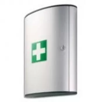 Durable 197323 Apteczka L, aluminium, srebrna