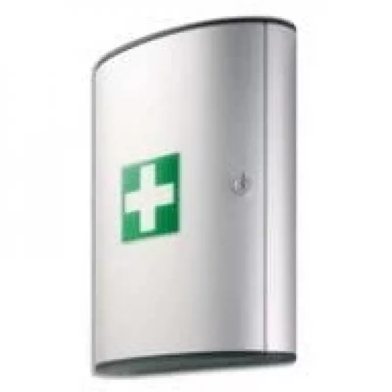 Durable 197323 Apteczka L, aluminium, srebrna