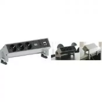 Listwa zasilająca Bachmann 3x Schuko 1x CAT6 1x USB3.0 1.5m