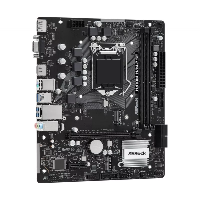 Płyta główna ASRock H410M-H/M.2 SE Intel H370 LGA 1200 micro ATX