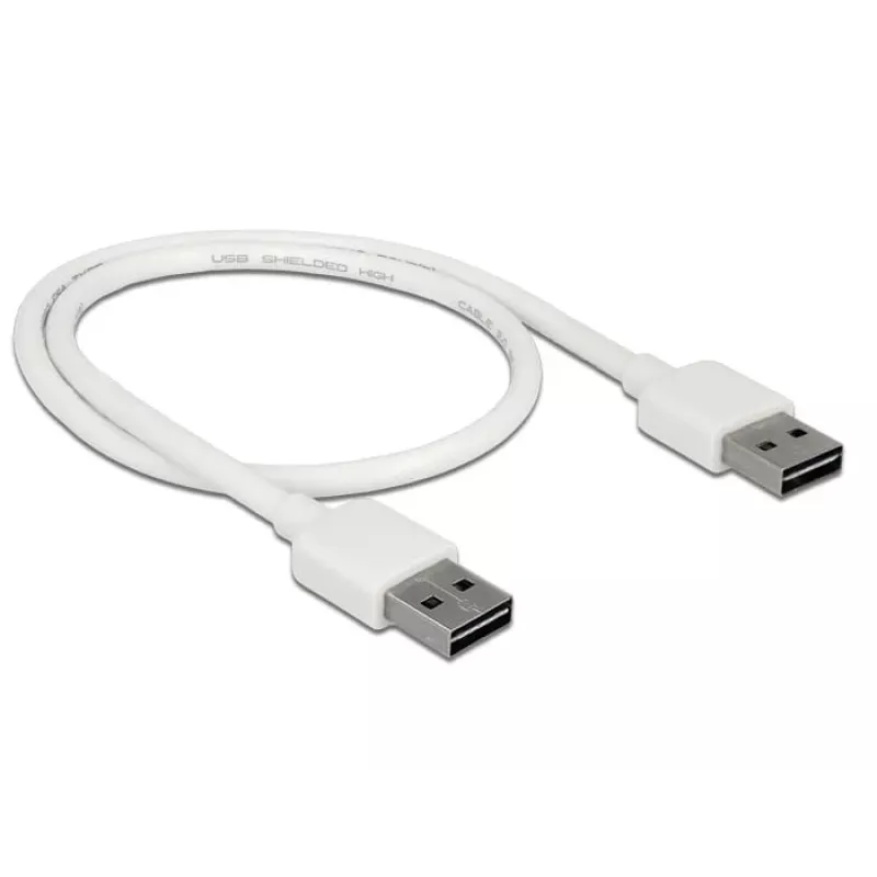 Kabel USB 2.0 DeLOCK 85192 0.5m biały