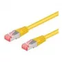 Wentronic 93847 Żółty kabel krosowy Ethernet