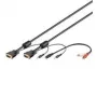 Wentronic SVGA Audio Cable - 3m - VGA (D-Sub) - VGA (D-Sub) - czarny - Audio 3,5 mm (93969)