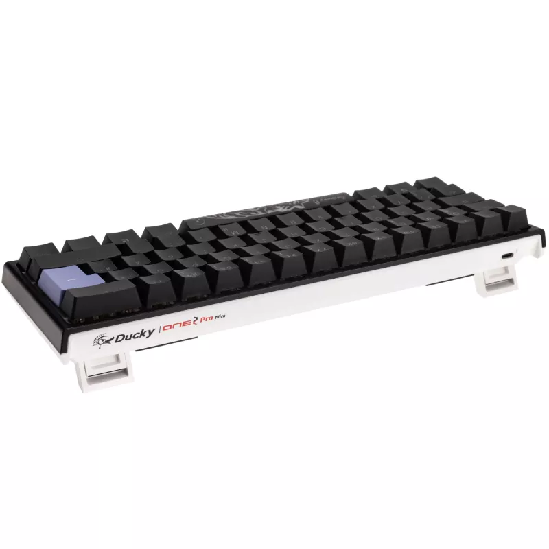 Ducky One 2 Pro Mini Gaming klawiatura, RGB LED - Cherry Srebrny