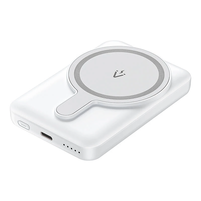 Power bank Vention FHSW0 5000 mAh Ładowanie bezprzewodowe 3 A USB-C Biały