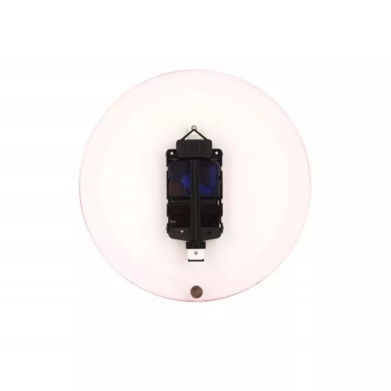 NeXtime klok 2615ro Focus, Ø25 cm, ścienny, biały/czerwony