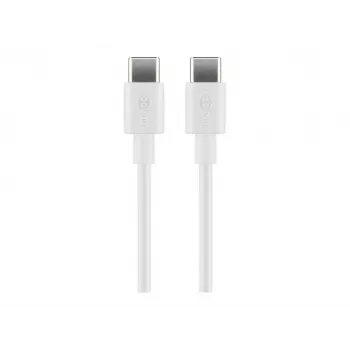 Goobay USB-C, kabel do ładowania i synchronizacji, 2 m, biały | Goobay