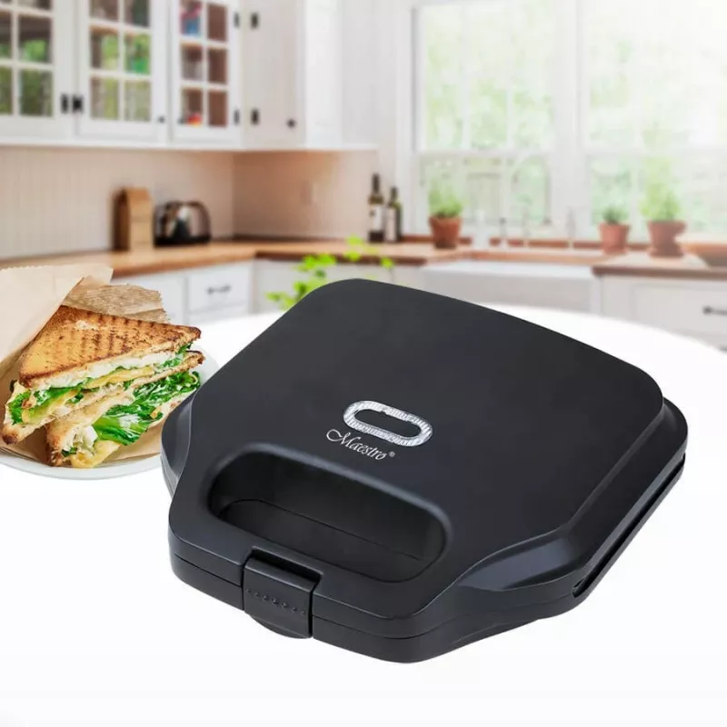 Panini press Maestro MR-708 750W — blatowy opiekacz do kanapek