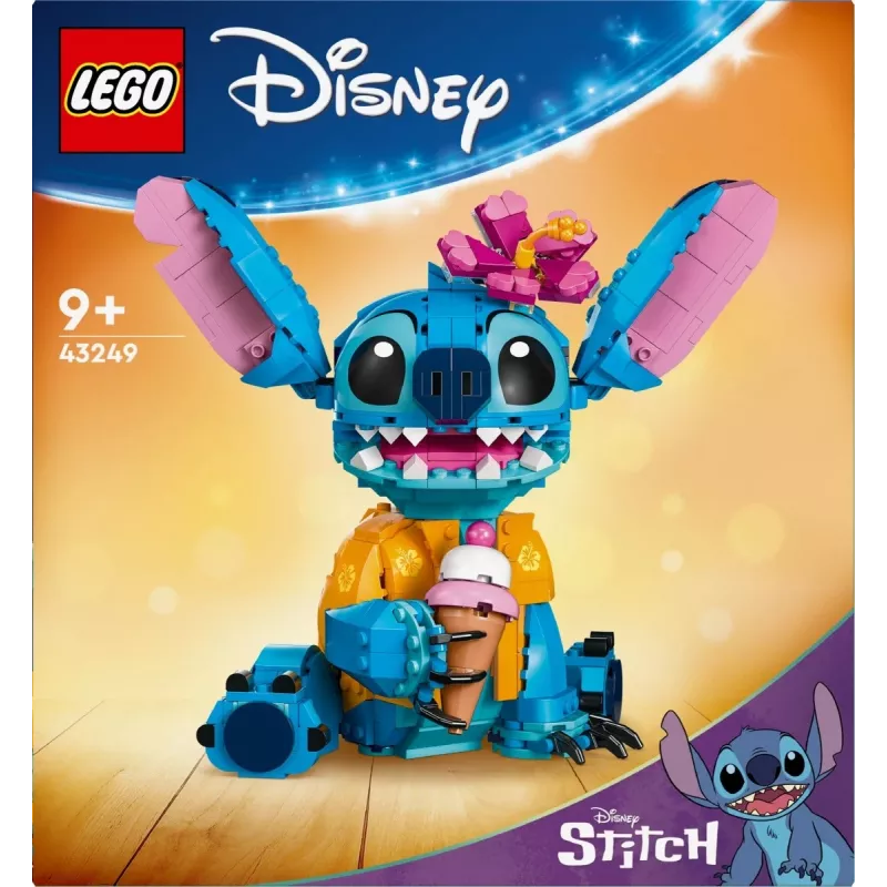 LEGO | Disney Stitch Zestaw do budowania dla dzieci z lodami w rożku 43249