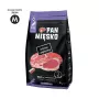 Sucha karma dla psów Pan Mięsko Veal with Lamb Senior Crunchy M 9 kg — pełnoporcjowa dieta dla starszych psów średnich ras, 23% białka, 15% tłuszczu